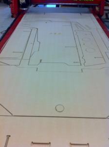 CNC ROUTING OF PARTS FOR FLIGHT SIMULATOR